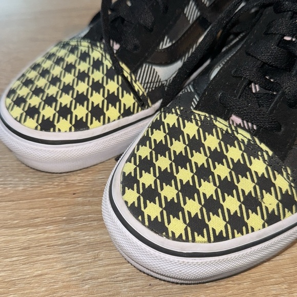 VANS Old Skool BUFFALO Mixed PLAID Sneakers WOMEN 7 Men 5.5 lace up - Picture 2 of 6